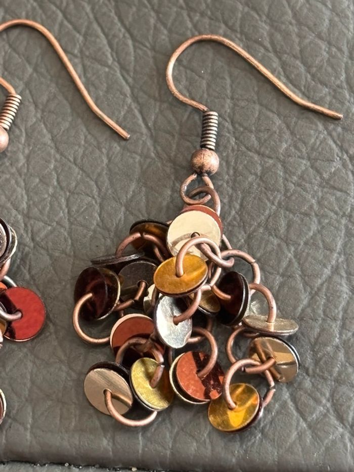 Boucles d’oreilles artisanales - photo numéro 2