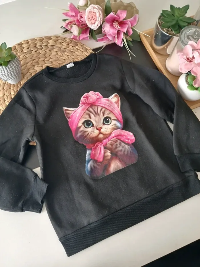 Pull hivers fille Taille 8 ans🌿💝 - photo numéro 2