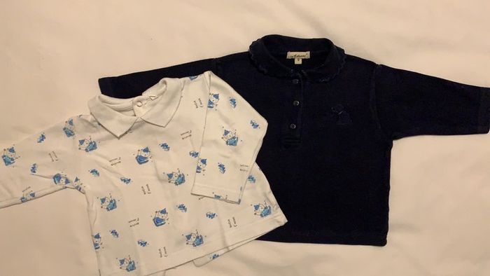 Lot de 2 t-shirts longues manches