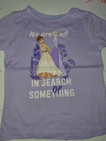 Tee shirt reine des neiges 3 ans