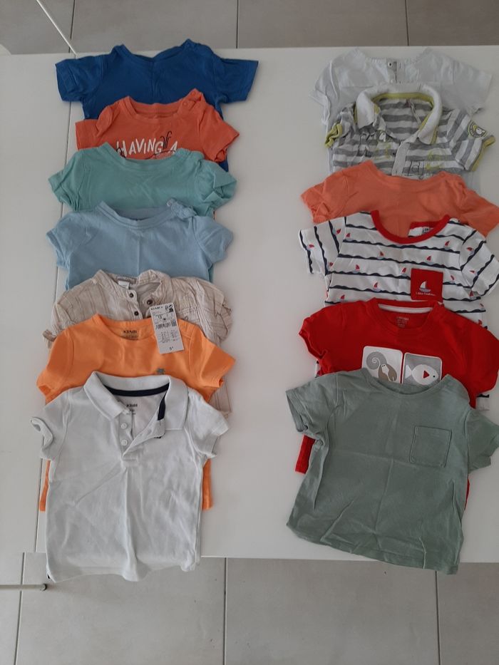 Lot vêtements garçon 12 mois été - photo numéro 2