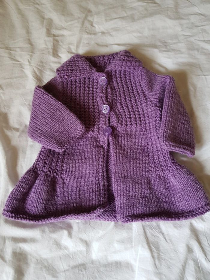 Gilet tricoté 12 mois