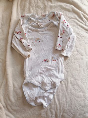 Lot 2 bodies t. 6mois