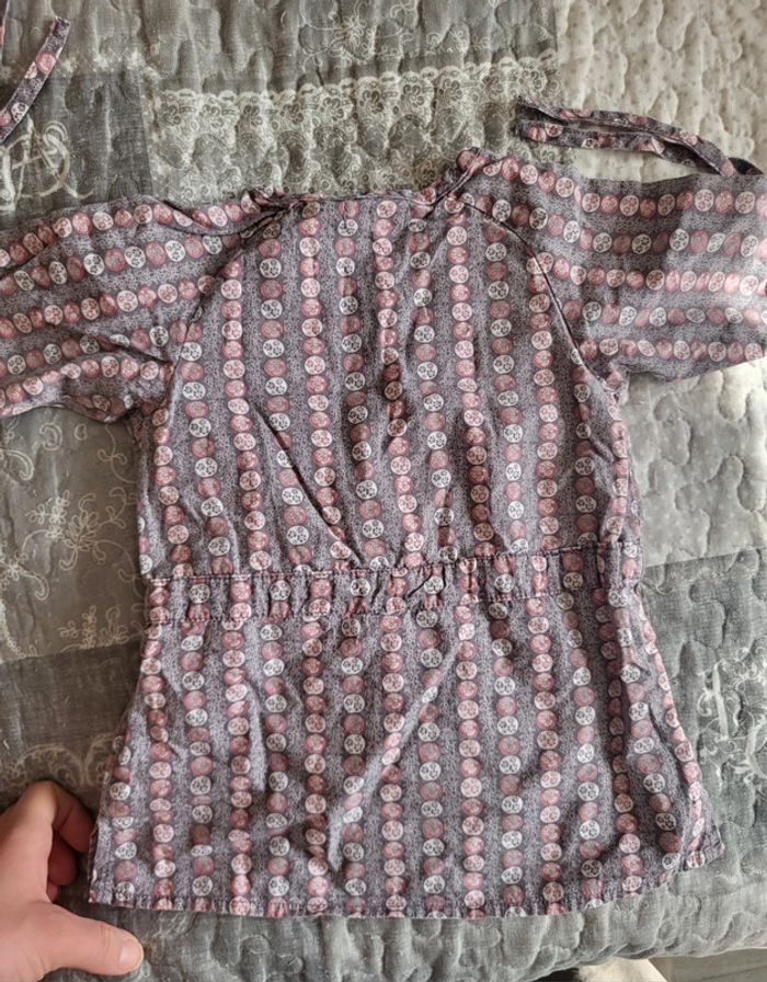 Blouse à motif tape à l'œil 12 mois - photo numéro 4