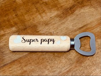 Décapsuleur bois personnalisable