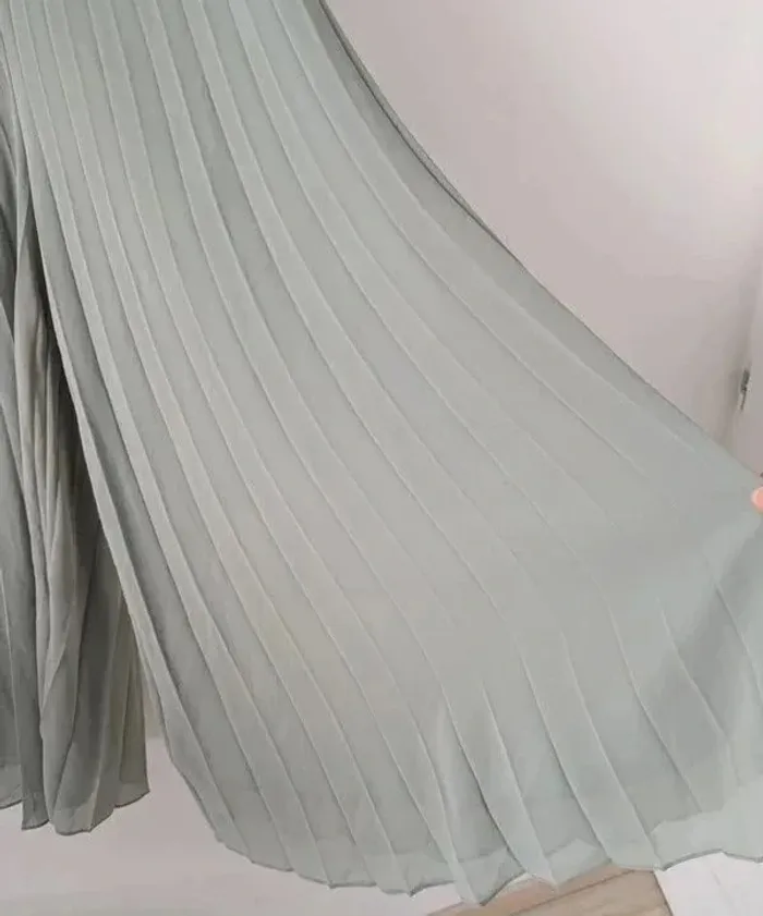 Pantalon d'été plissé jambes larges - Benin - taille 38 - photo numéro 2