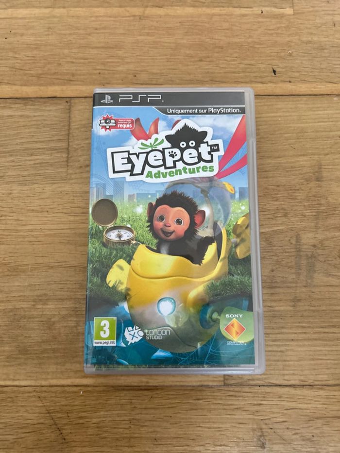 Boîte vide eye pet adventures psp