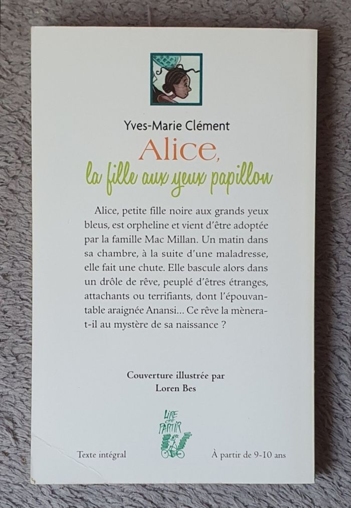 Roman Jeunesse, format poche "Alice, la Fille aux Yeux Papillon" (Dès 9 ans) - Lire, c'est partir! - photo numéro 2