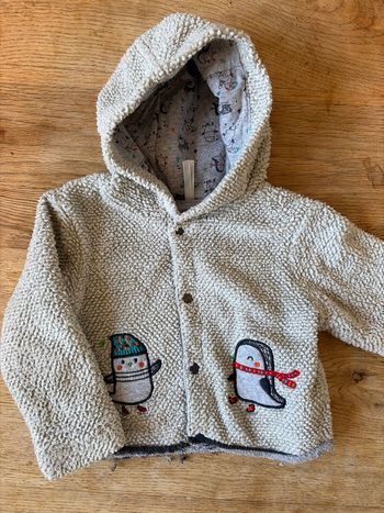 Veste chaude bébé 9 mois