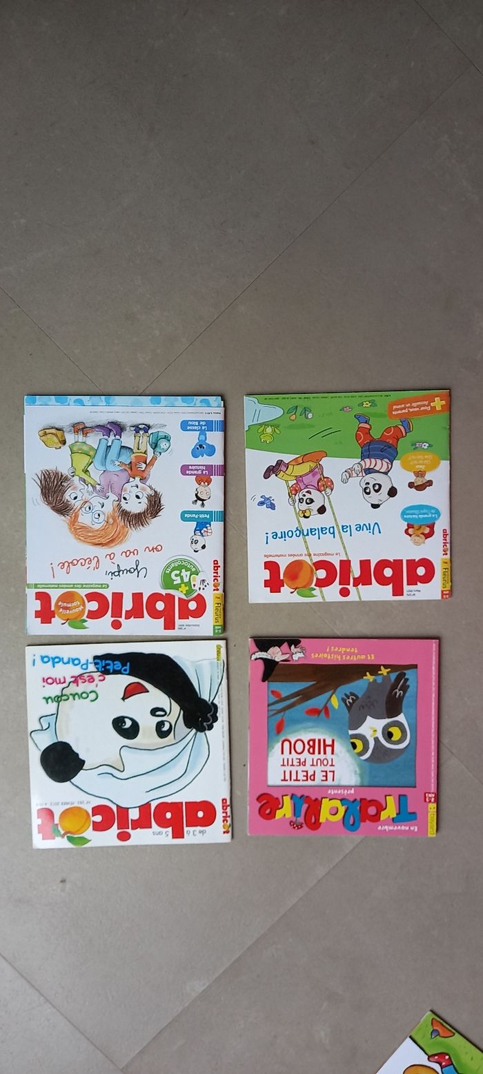 Lot de magazines tralalire et abricot