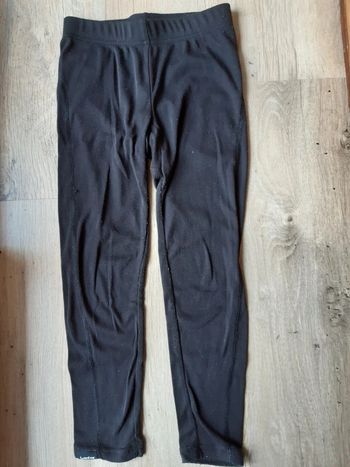 Leggins chaud ski noir 8 ans mixte