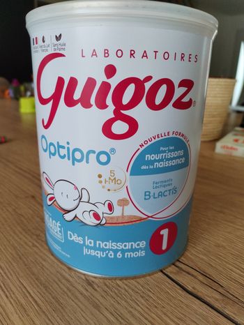 Boite de lait Guigoz optipro 1 