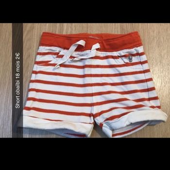 Short obaïbi 18 mois