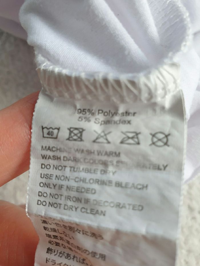 T-shirt Stitch Blanc XL - photo numéro 7