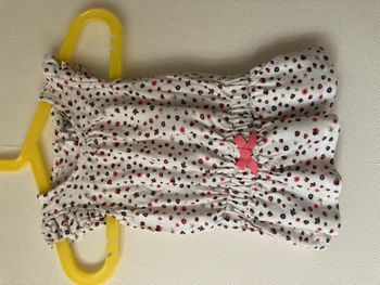 robe fleurie avec petit noeud bébé 3 mois