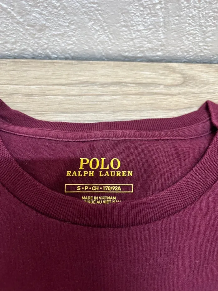 T-shirt à manches longues, Ralph Lauren très bon état- Taille M - photo numéro 3