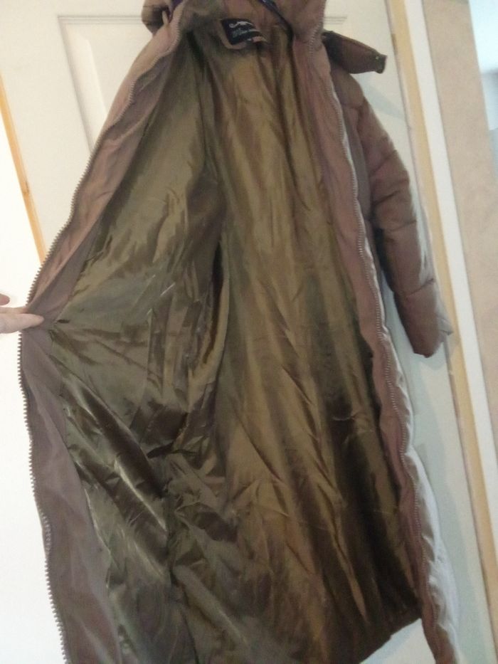 Long Manteaux - marron - Taille M - Miss Sissi - Tien Chaud - Fermeture en bas sur les côtés - photo numéro 7
