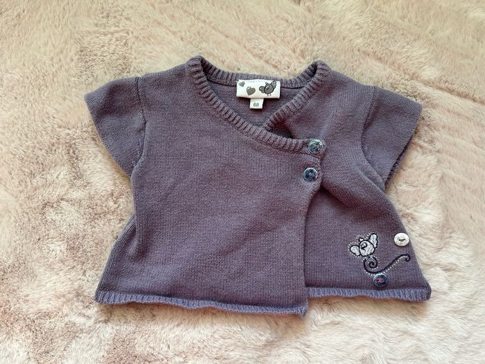 Gilet manches courtes 68 cm