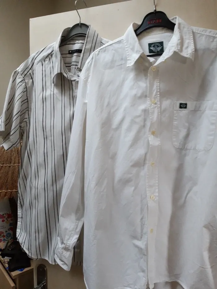 Lot de 2 chemises homme L/XL
