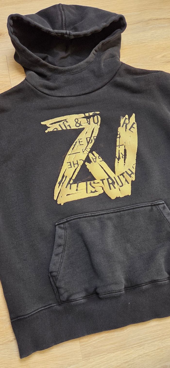 Sweat à capuche Zadig et Voltaire Femme M/L noir - photo numéro 7