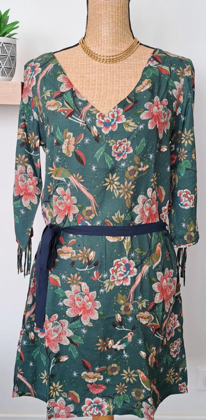 Robe verte Promod - photo numéro 3