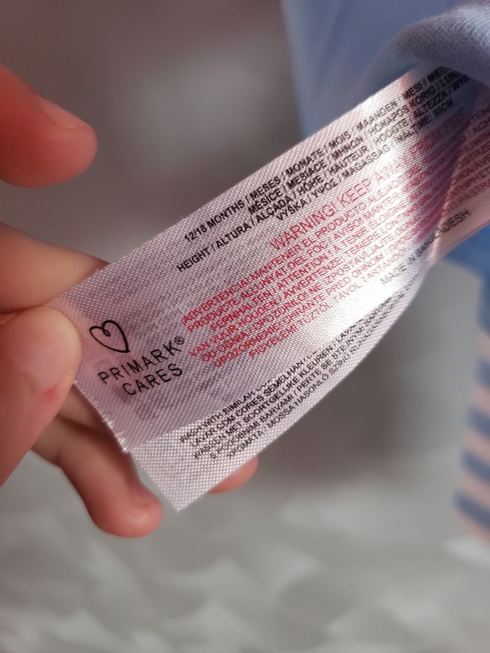 Pyjama short 🎀 Primark 12-18 mois 1€ - photo numéro 3