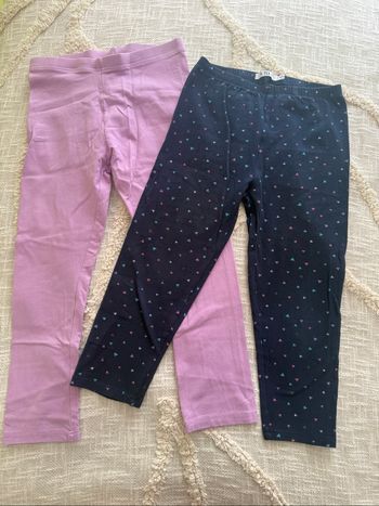 Lot de 2 leggings 11/12 ans