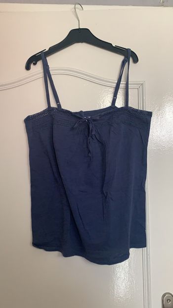 Débardeur été bleu S