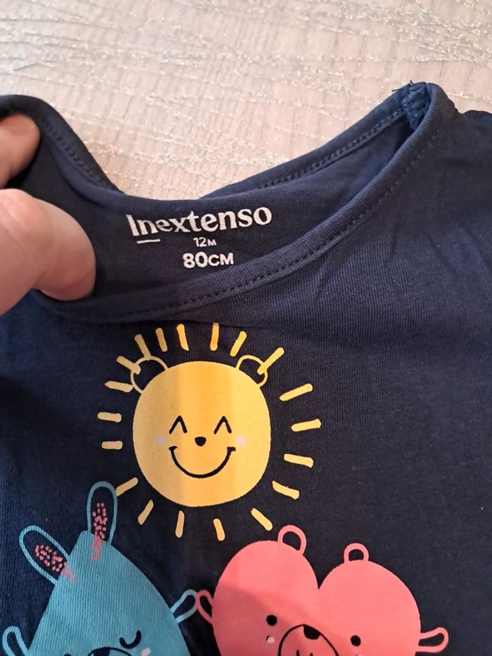 Lot t-shirt 12 mois 80 cm - photo numéro 4