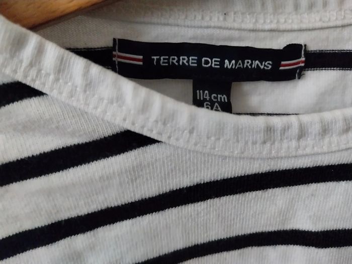 Haut marinière "terre de marins" - photo numéro 2