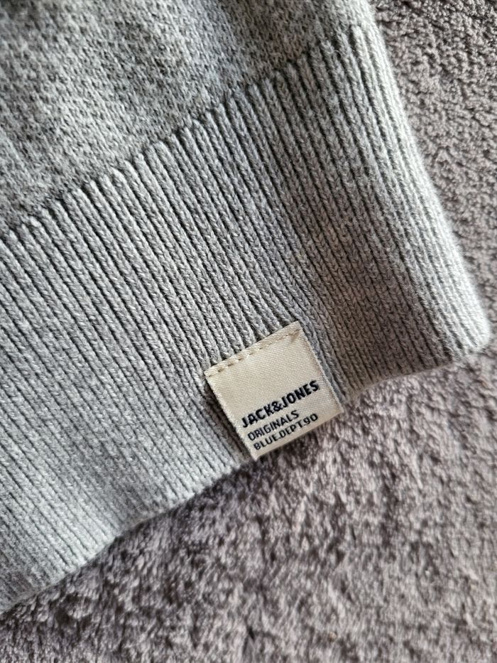 Pull gris jack & Jones 12 ans - photo numéro 4