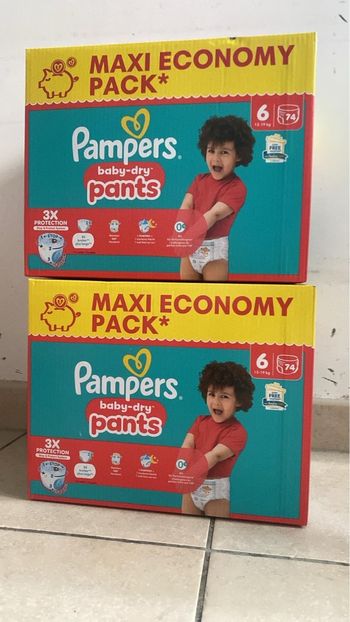 Pampers pants taille 6 