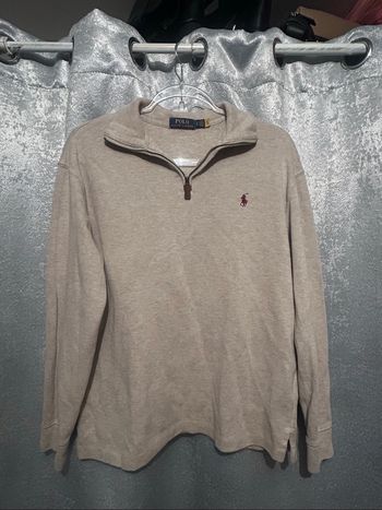 Pull zip beige RALPH LAUREN