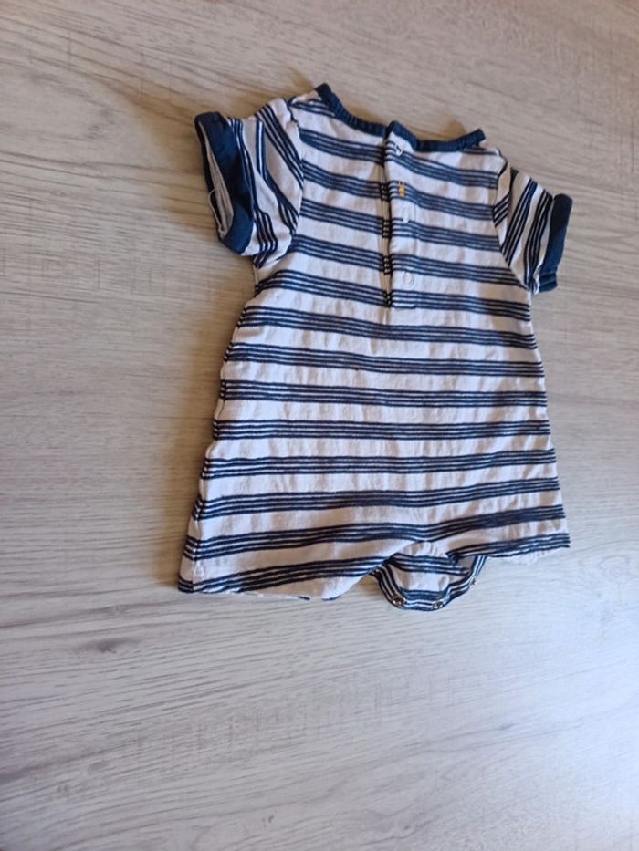 Combi short 1 mois 53 cm combishort obaibi neuve - photo numéro 8