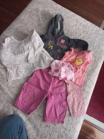 LOT1 Eté Printemps bébé fille 18 mois