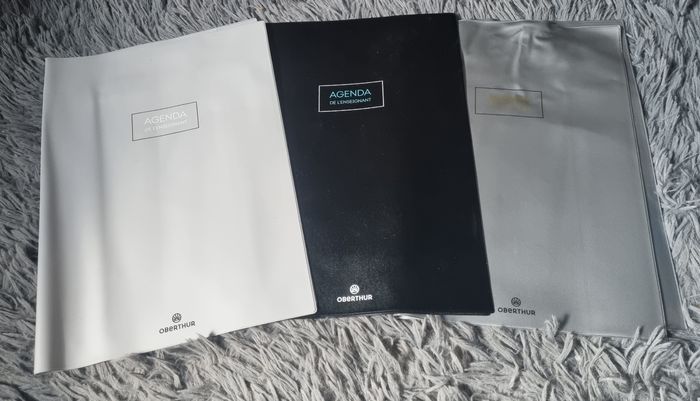 Lot 3 grand protège cahier Oberthur