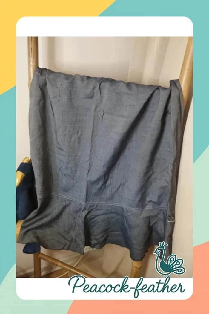 Ensemble jupe veste gris gevana 56 - photo numéro 15