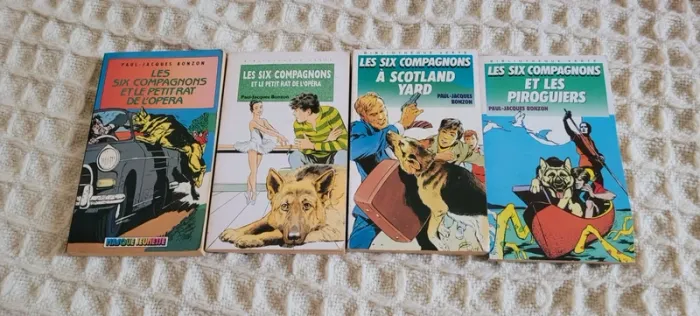 Lot 4 livres six compagnons - photo numéro 2