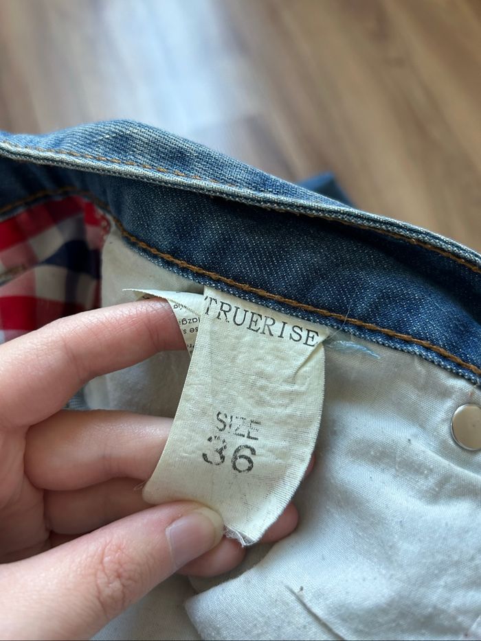 Pantacourt / Short en jean bleu Homme Truerise Tailles 44-46 - photo numéro 9