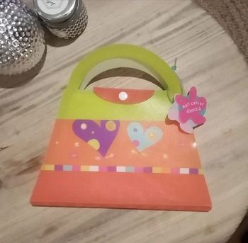 Carnet de l'amitié à couverture rigide orange & vert pomme - Lili Chantilly