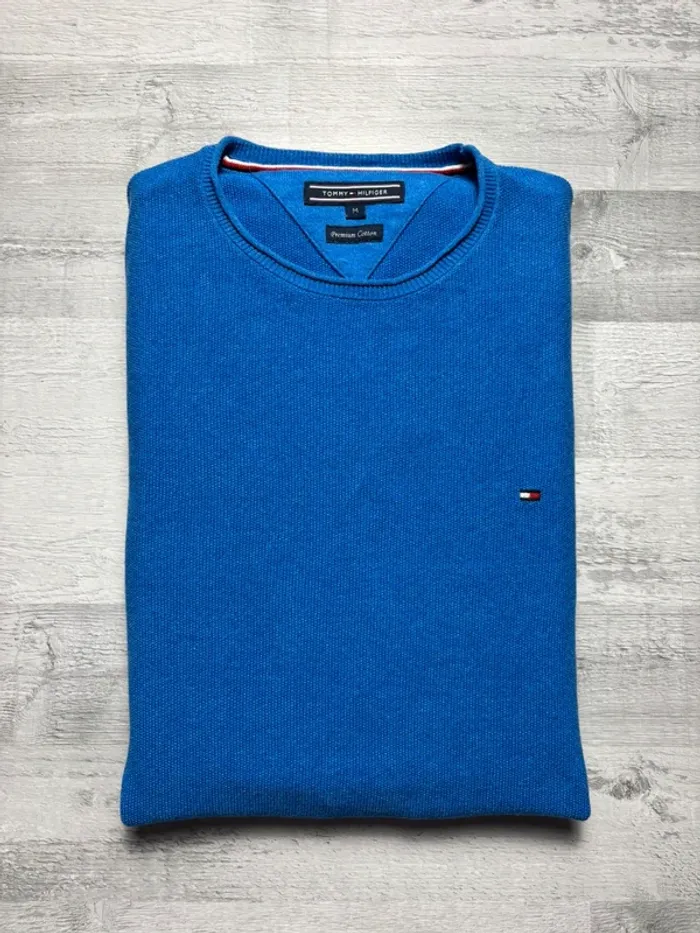 Pull Tommy Hilfiger - Bleu - Taille M - photo numéro 2
