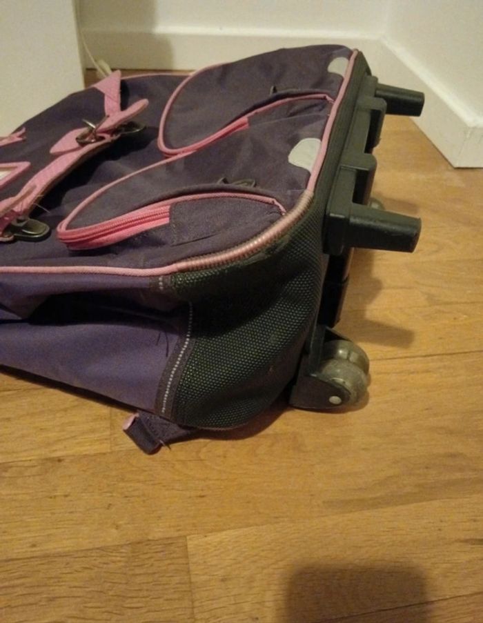 Cartable à roulette tann's - photo numéro 7