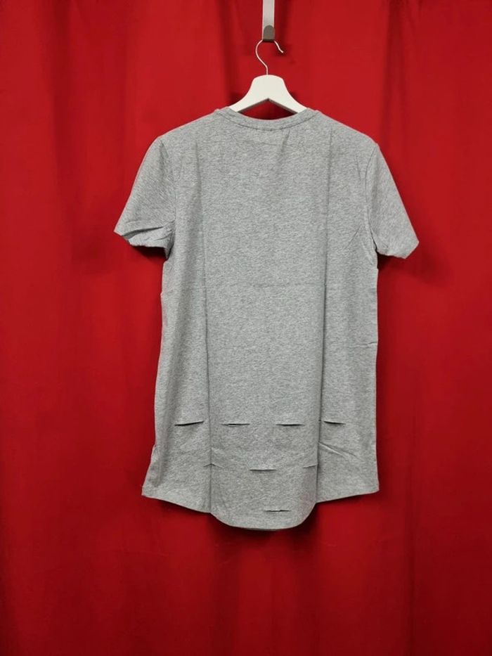 Project X Paris T-shirt oversize déchiré gris * taille S * - photo numéro 4