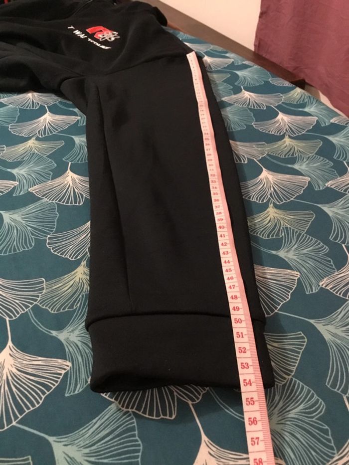 Sweat zippé à capuche pour homme Nike noir taille M 041 - photo numéro 8