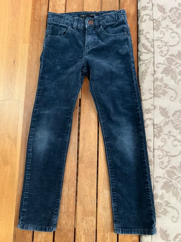 Pantalon velour milleraies slim garçon 7 ans ikks - photo numéro 7