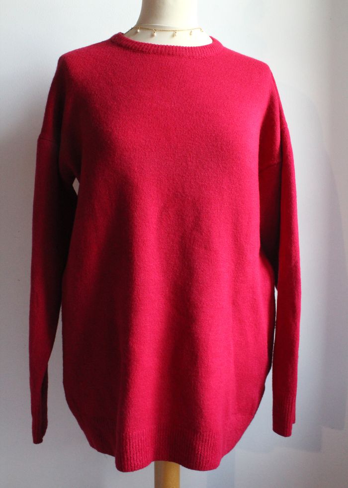 Pull framboise oversize Jennyfer - photo numéro 4