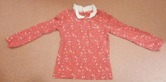 Chemise à manches longues fleuri