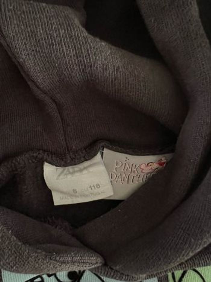 Sweat à capuche Pink Panther Zara fille 6 ans - photo numéro 3