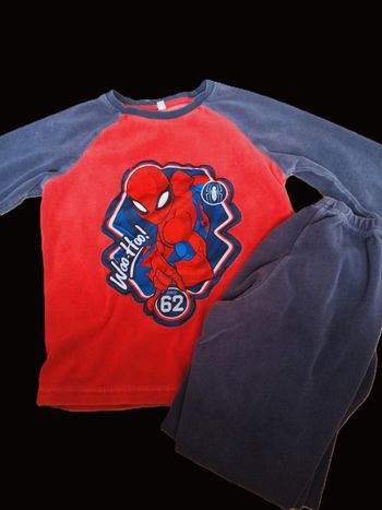Pyjama velours Spider-Man 8 ans