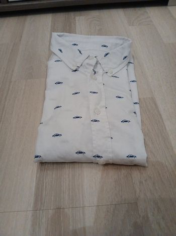 chemise blanche garçon 6/7ans